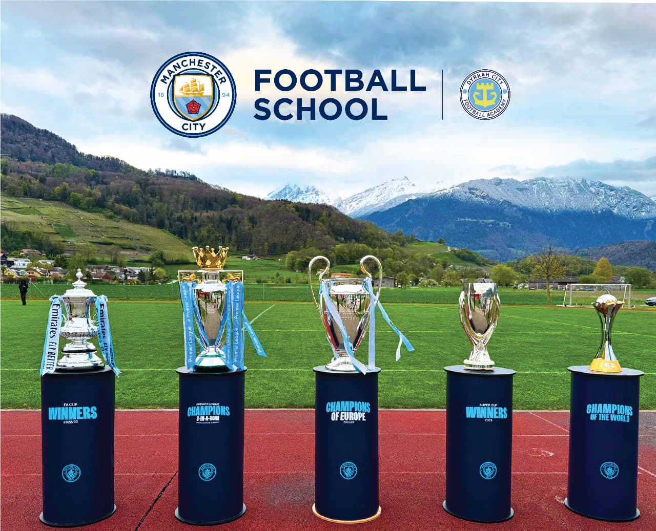 Manchester City “Treble Trophy Tour” Vjen në Tiranë – Një event i paharrueshëm për futbollin shqiptar