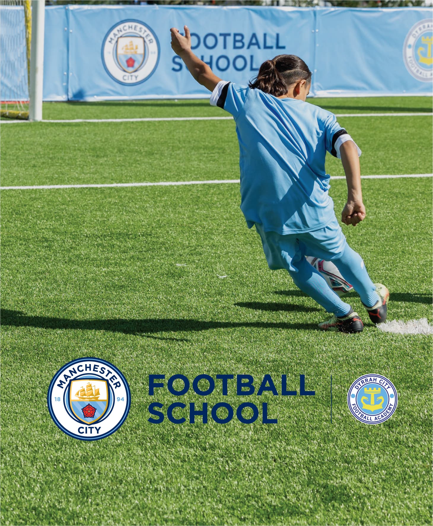 Aplikimet janë hapur! Dyrrah City Football Academy – Apliko tani për t’u bërë pjesë e Shkollës së Futbollit të Manchester City-t.
